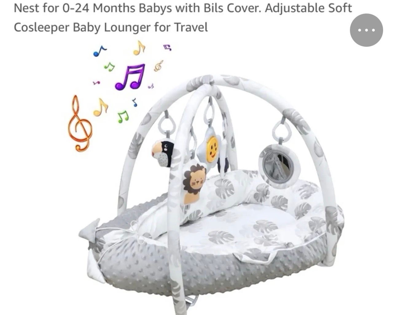 Baby Lounger ajustable para viaje (0-24 meses)