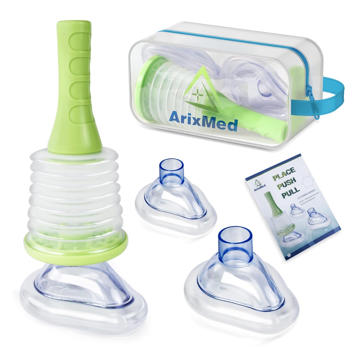 ArikXMed Place Push Pull (Kit de boquillas/pezones para extractor)