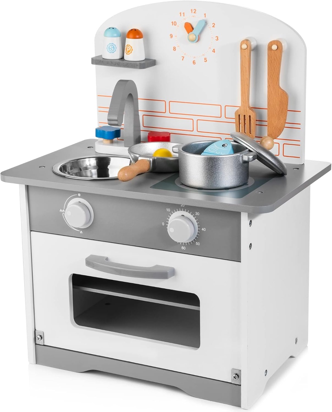 Cocina de juguete infantil de madera/metálica🫶🏻